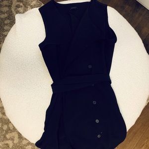 Ann Taylor Button Down Wrap Dress